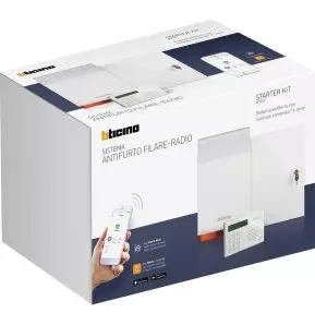 Kit antifurto casa Bticino filare con centrale 16 zone connessa KIT16ZC