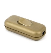 Interruttore a Passafilo Oro in termoplastico Lampo N910OR