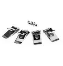 Kit 4 molle in metallo per installazione in cartongesso pannello Led Lampo PABKM60
