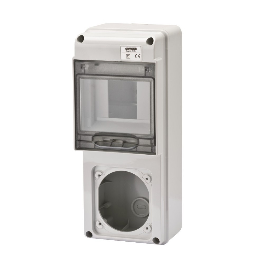 Quadro di distribuzione per 1 presa CEE 5 Moduli Din Gewiss GW68017N