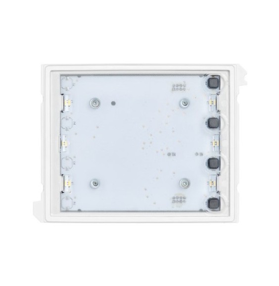 Modulo 4 tasti su 1 fila nero per pulsantiera Alpha Urmet 1168/4