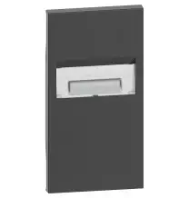 Cover Bticino Living Now per Lampada Segnapasso K4382 Nera KG71