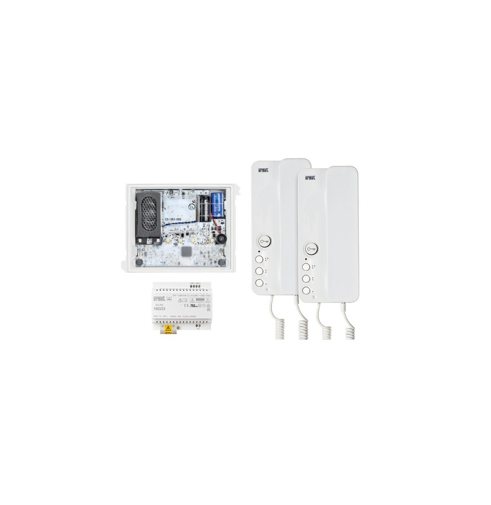 Kit base impianto Citofonico Alpha 2Voice Urmet 1183/622