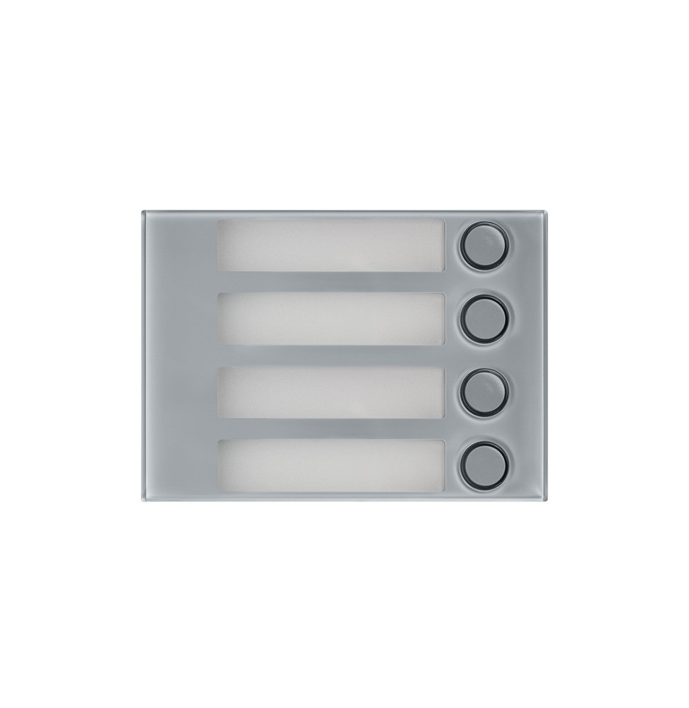 Modulo frontale 4 pulsanti Grigio per pulsantiera Alpha Urmet 1168/14G
