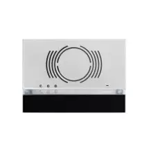 Modulo frontale per posto esterno audio senza pulsanti Nero Alpha Urmet 1168/130