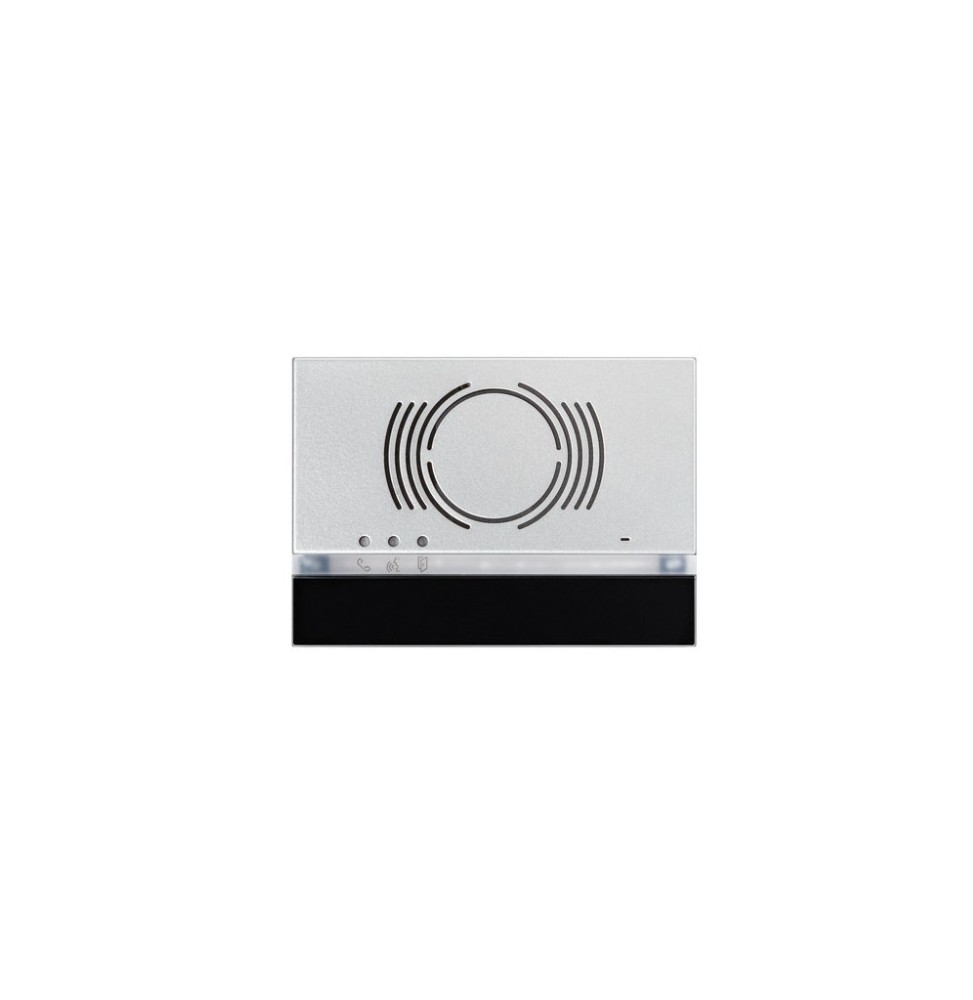Modulo frontale per posto esterno audio senza pulsanti Nero Alpha Urmet 1168/130