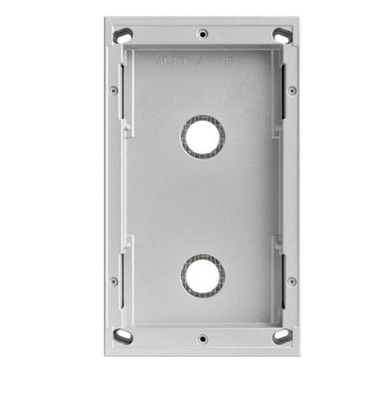 Custodia con telaio per Pulsantiere Alpha 2 moduli Urmet 1168/312