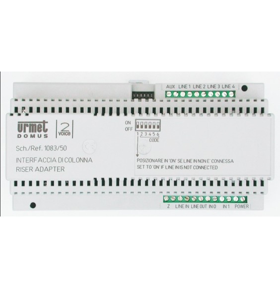 Interfaccia di colonna per colonne secondarie sistema 2Voice Urmet 1083/50