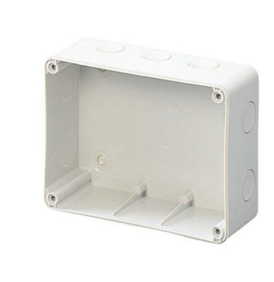 Scatola per prese interbloccate con portafusibili 16 e 32A Orizzontali Gewiss GW66677