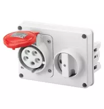 Presa Interbloccata 3P+N+T senza fondo IP44 32A Gewiss GW66120