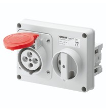 Presa Interbloccata 3P+T senza fondo IP44 16A Gewiss GW66108