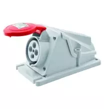 Presa CEE con inclinazione 90° a Parete IP44 3P+T 16A 380V Gewiss GW62481