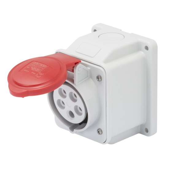 Presa da parete con contenitore IP44 CEE 3P+T 16A 220V Gewiss GW62408