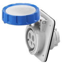 Presa ad incasso angolata CEE 2P+T IP67 16A Gewiss GW62227H