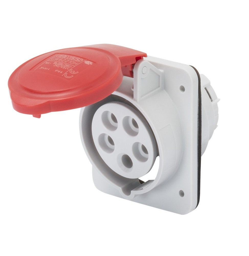 Presa ad incasso angolata CEE 3P+T IP44 16A Gewiss GW62209H