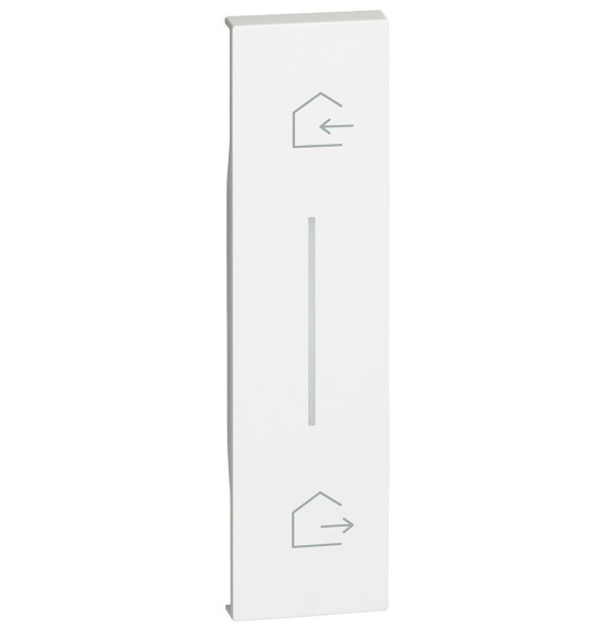 Cover Bticino Living Now Illuminabile Bianco simbolo Entra e Esci Wireless KW40
