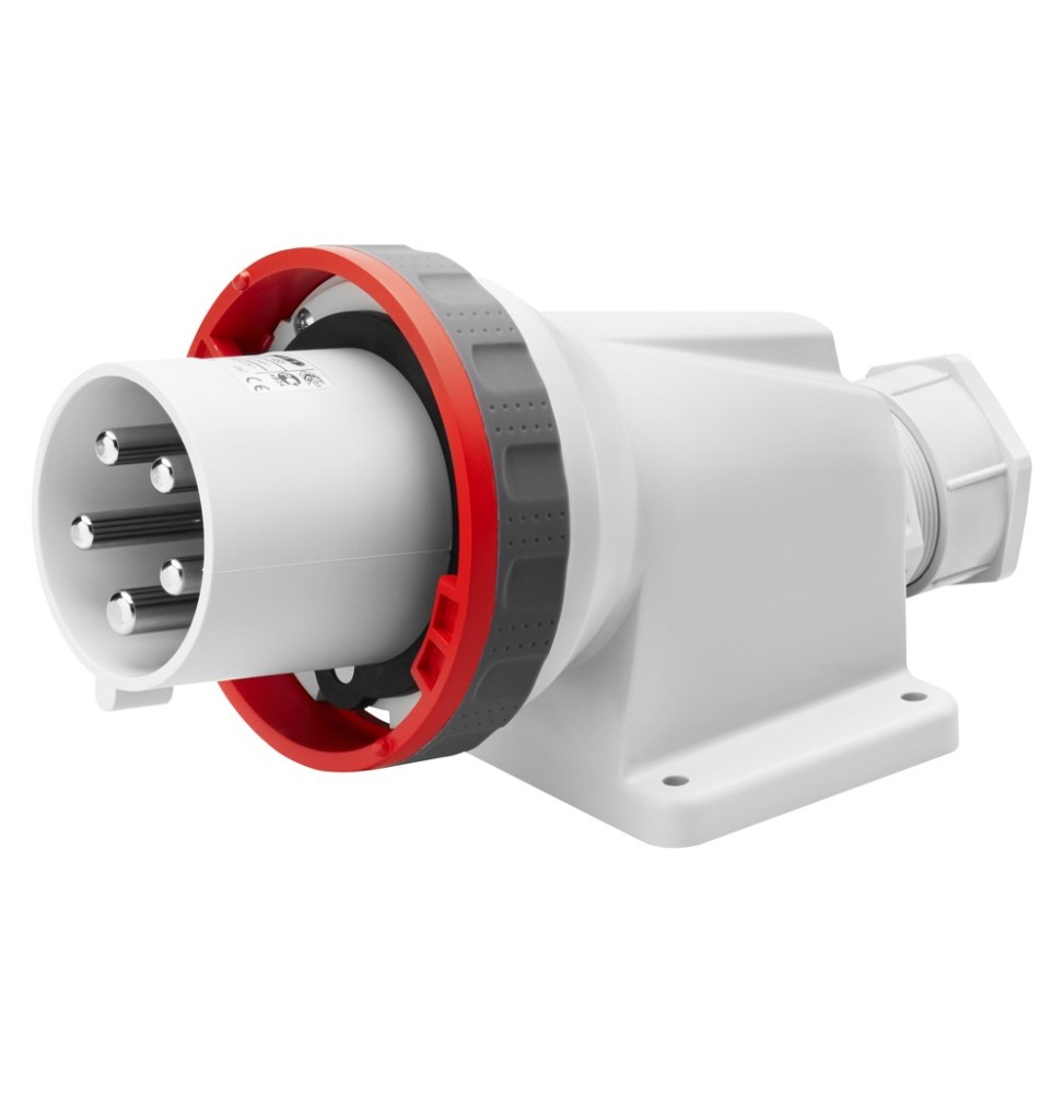Spina CEE a parete 3P+N+T cablaggio a vite IP67 63A Gewiss GW61453