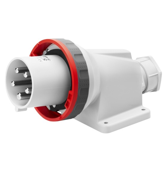 Spina CEE a parete 3P+N+T cablaggio a vite IP67 63A Gewiss GW61453