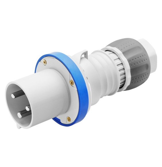 Spina Dritta CEE 3P+N+T 220V 63A IP44 Gewiss GW61018H