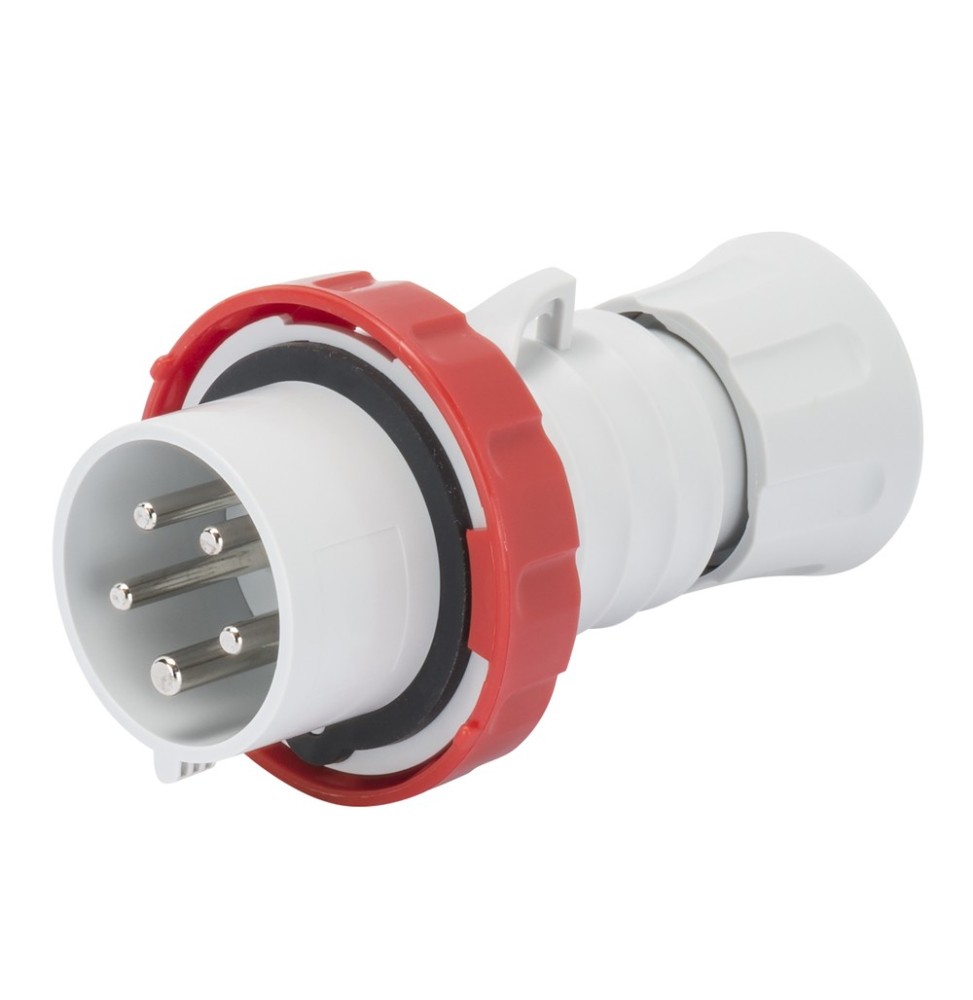 Spina Dritta CEE 3P+N+T cablaggio a vite IP67 16A Gewiss GW60031H