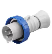 Spina CEE Dritta 2P+T cablaggio a vite IP67 16A Gewiss GW60026H