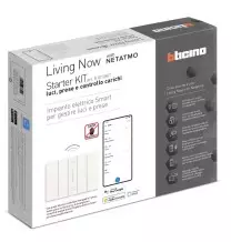 Starter Kit Luci Prese e Controllo Carichi Bticino Living Now K1010KIT