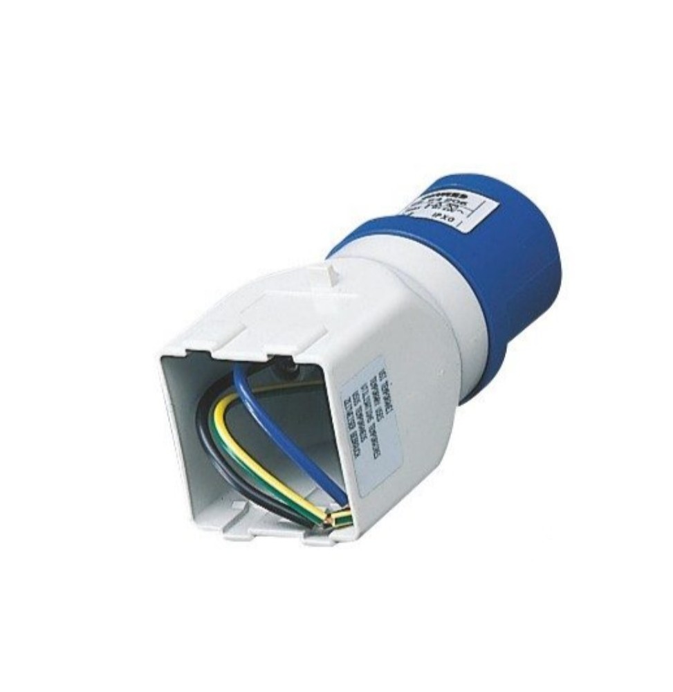 Adattatore Da Spina Cee a Presa Civile 2P+T Blu 16A 230V Gewiss GW64206