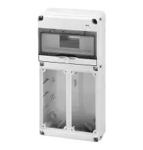 Quadro 10 Moduli per due prese interbloccate verticali 16 o 32A Gewiss GW68025N