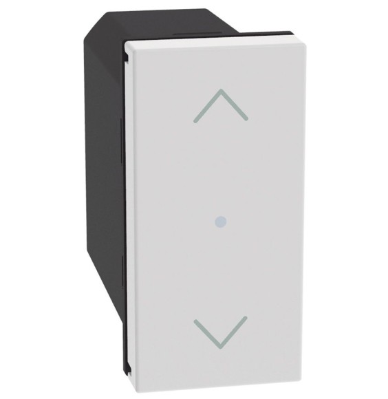 Comando Tapparelle Bticino MatixGo Connesso con led integrato Bianco JW4027C