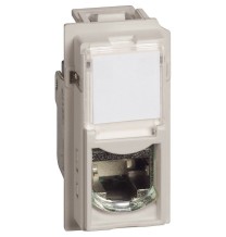 Presa di rete RJ45 Schermata TOOLLESS categoria 6 Sabbia Bticino KM4279C6S