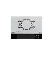 Modulo frontale per posto esterno audio 1 pulsante Nero Alpha Urmet 1168/131