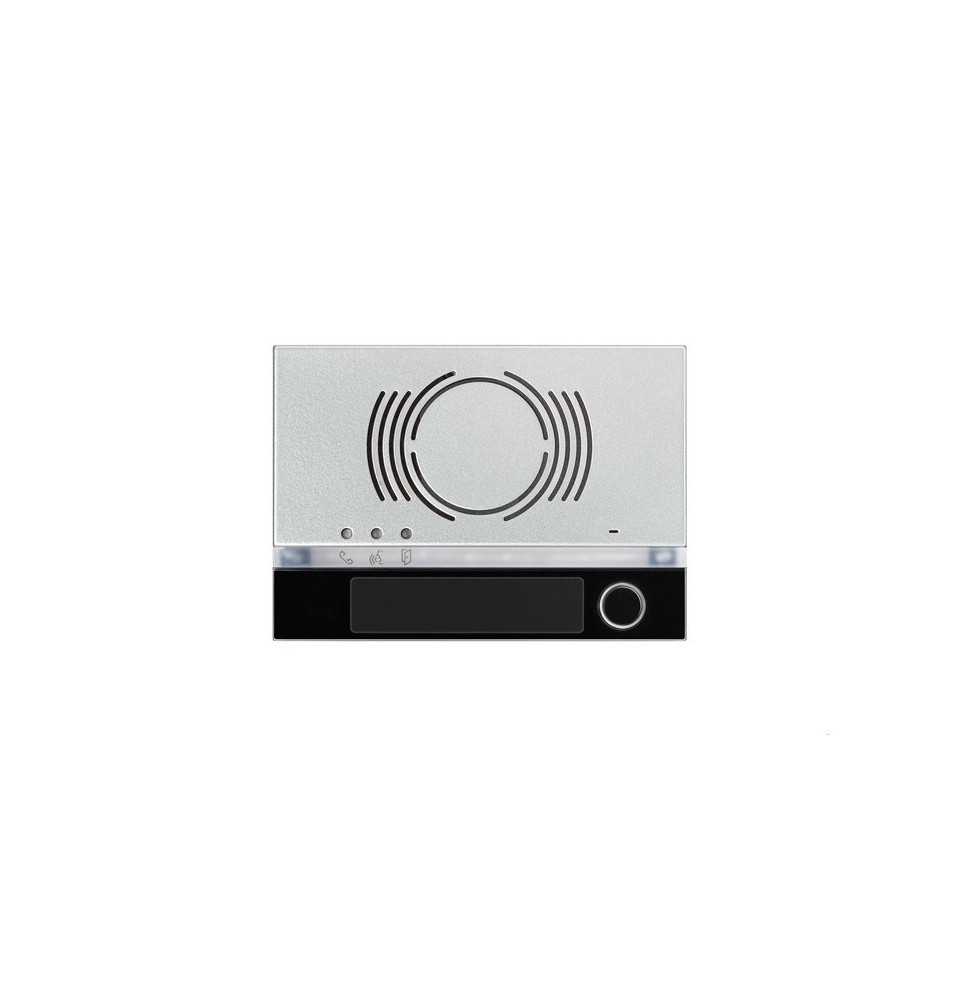 Modulo frontale per posto esterno audio 1 pulsante Nero Alpha Urmet 1168/131