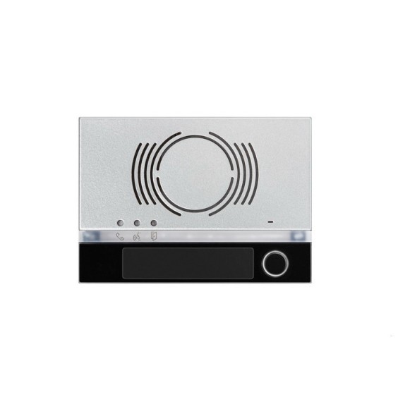 Modulo frontale per posto esterno audio 1 pulsante Nero Alpha Urmet 1168/131