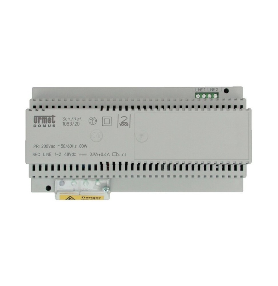 Alimentatore per Sistema 2 Voice 10 moduli Urmet 1083/20A