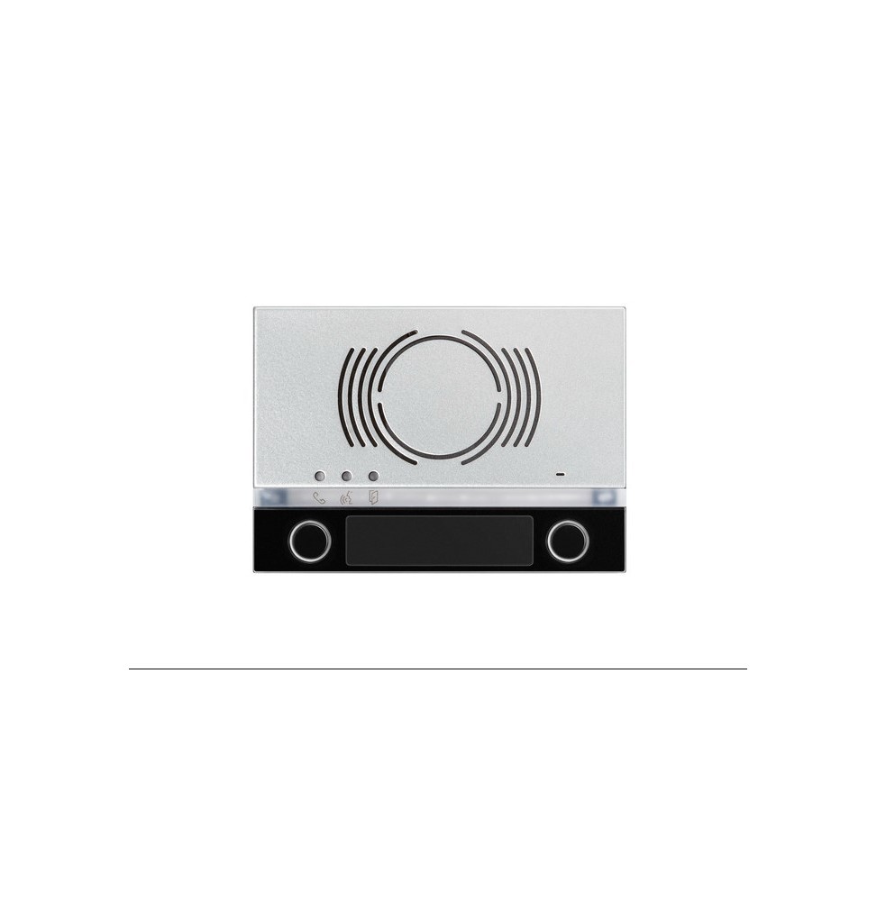 Frontale per posto esterno audio con 2 pulsanti Alpha Nero Urmet 1168/132