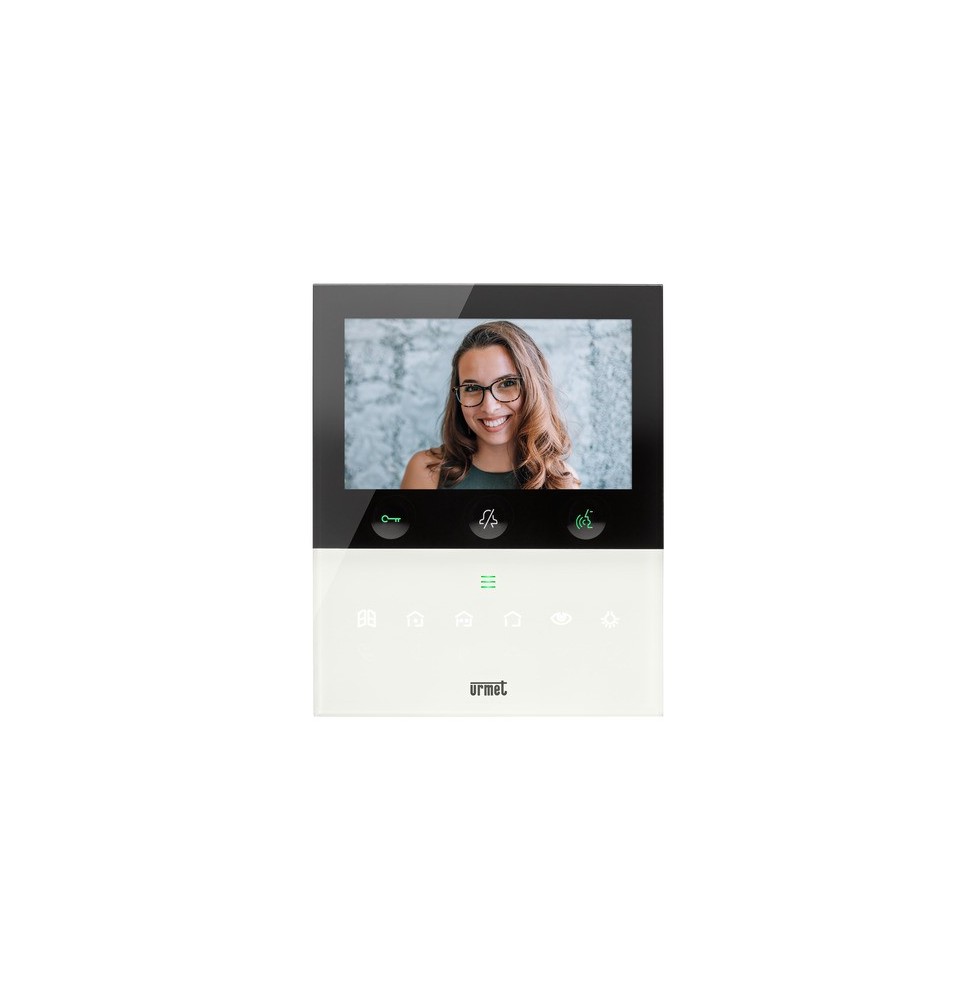 Videocitofono Wi-Fi VOG5W funzione vivavoce  bianco display 5"  2voice Urmet 1760/16U