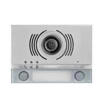 Modulo frontale per posto esterno audio video 2 pulsanti Grigio Alpha Urmet 1168/142G