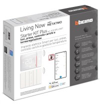 Domotica Bticino Kit gestione Luci energia e Termoregolazione Living Now K1010PLUSKIT