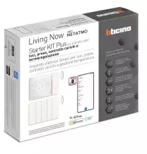 Domotica Bticino Kit gestione Luci energia e Termoregolazione Living Now K1010PLUSKIT