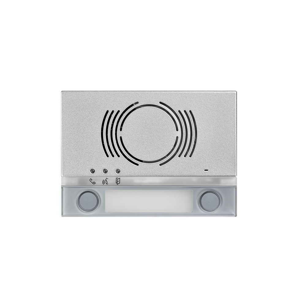 Frontale per posto esterno audio con 2 pulsanti Alpha Grigio Urmet 1168132G