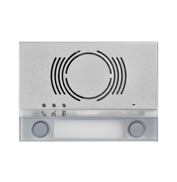 Frontale per posto esterno audio con 2 pulsanti Alpha Grigio Urmet 1168132G