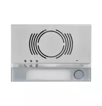 Modulo frontale per posto esterno audio 1 pulsante Grigio Alpha Urmet 1168/131G