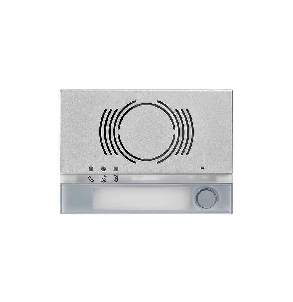 Modulo frontale per posto esterno audio 1 pulsante Grigio Alpha Urmet 1168/131G