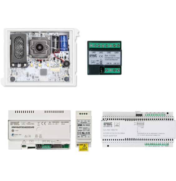 Kit colonna Secondaria Video 2Voice Alpha con Call Me incluso Urmet 1783/858