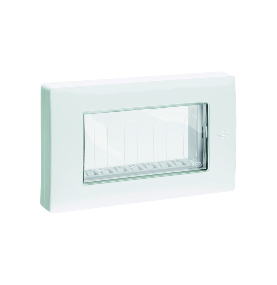 Placca Stagna 4 Moduli Bianca IP55 Urmet Nea 12514.BN