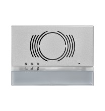 Modulo frontale per posto esterno audio senza pulsanti Grigio Alpha Urmet 1168/130G