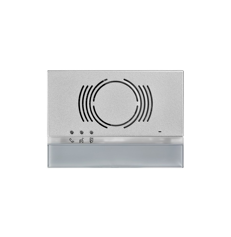 Modulo frontale per posto esterno audio senza pulsanti Grigio Alpha Urmet 1168/130G