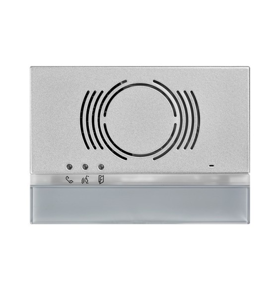 Modulo frontale per posto esterno audio senza pulsanti Grigio Alpha Urmet 1168/130G