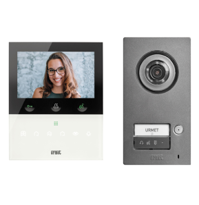 Kit monofamiliare video con pulsantiera Mikra2 e monitor Wifi VOG5W Urmet Urmet 1784/716