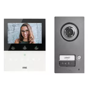Kit monofamiliare video con pulsantiera Mikra2 e monitor Wifi VOG5W Urmet Urmet 1784/716